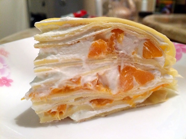 芒果千层蛋糕，100%成功告别煎皮无能