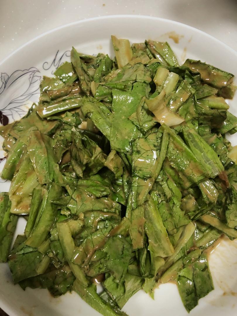 最好吃的凉拌油麦菜