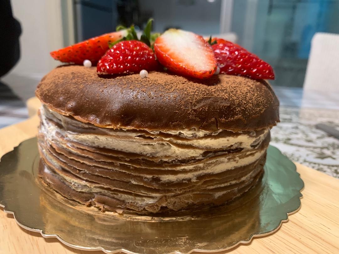 巧克力千层蛋糕