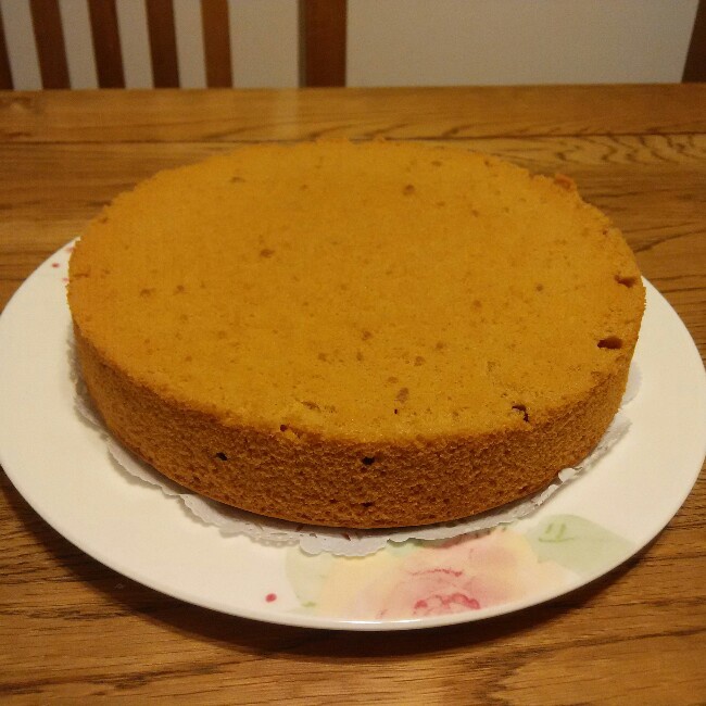 青井老师的焦糖戚风蛋糕