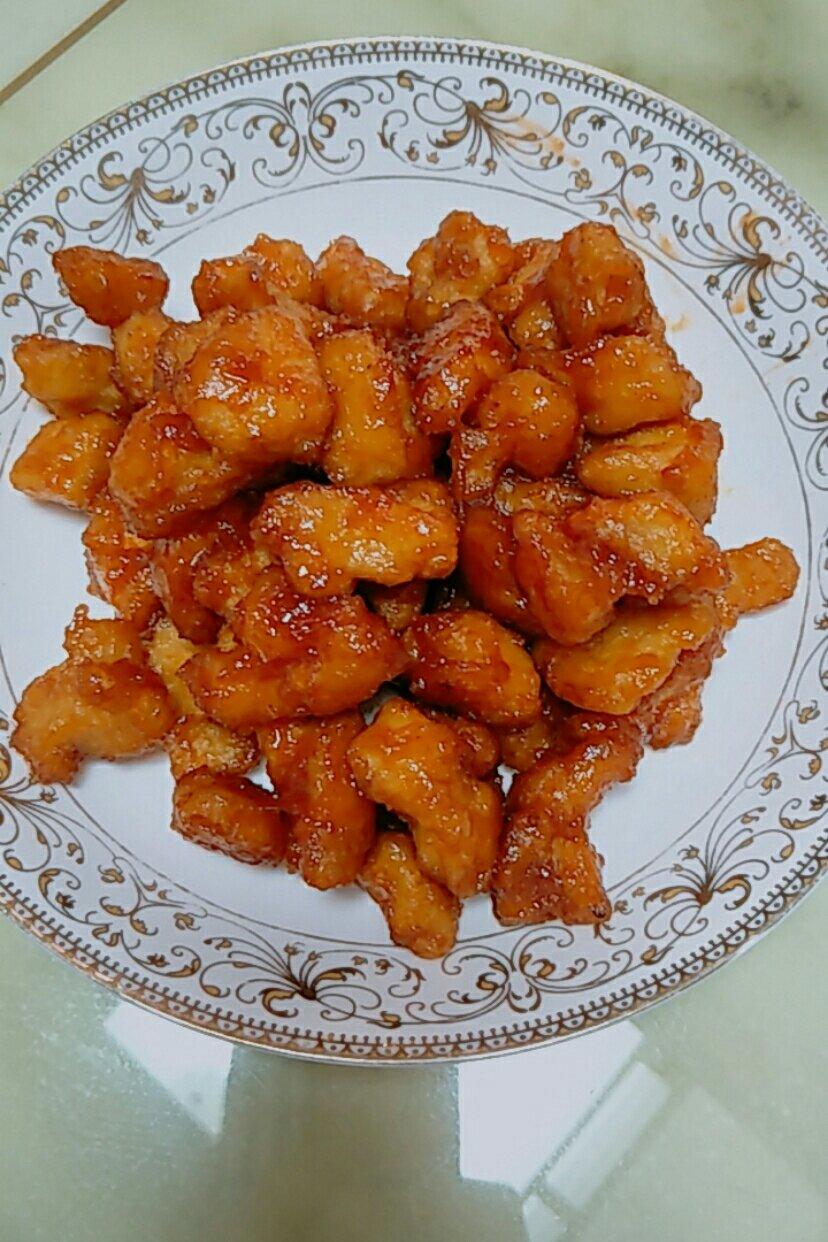 糖醋里脊（简易鸡胸肉版）