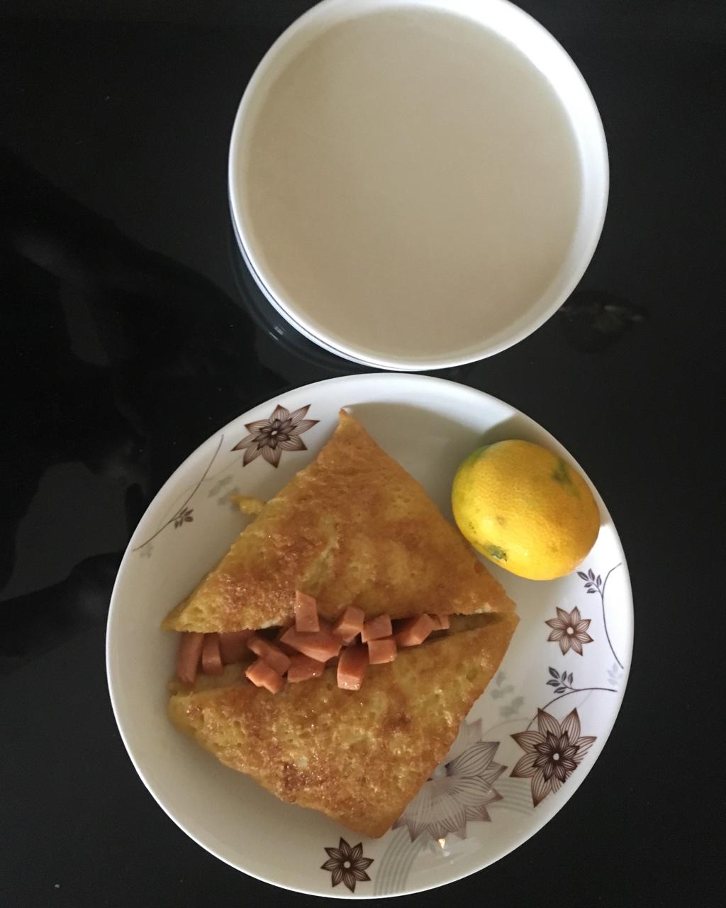 十分钟快手早餐【港式火腿西多士】