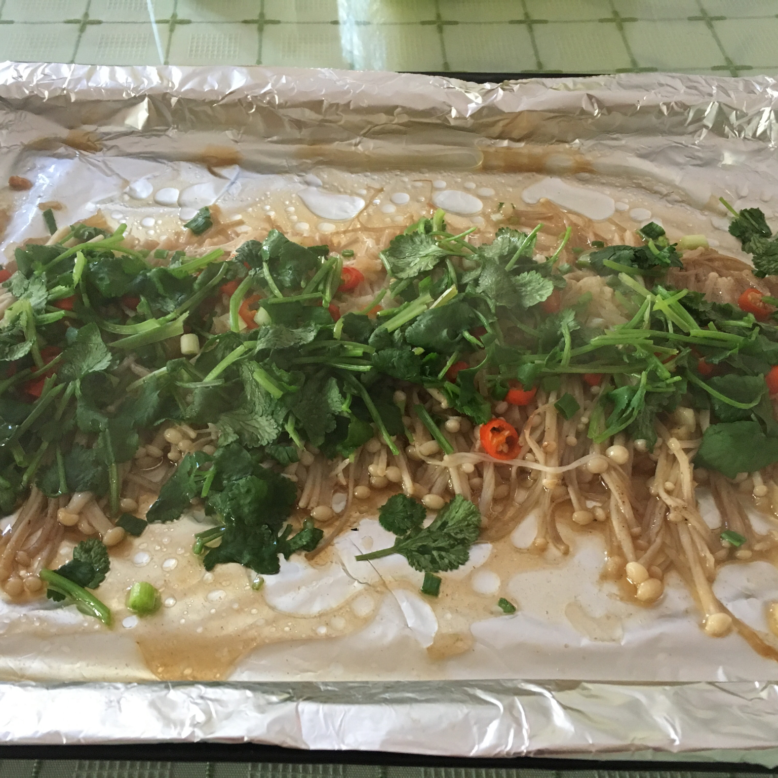 烤箱版 烤金针菇