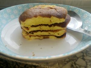 玉米面舒芙蕾厚松饼（🈚泡打粉）的做法 步骤15