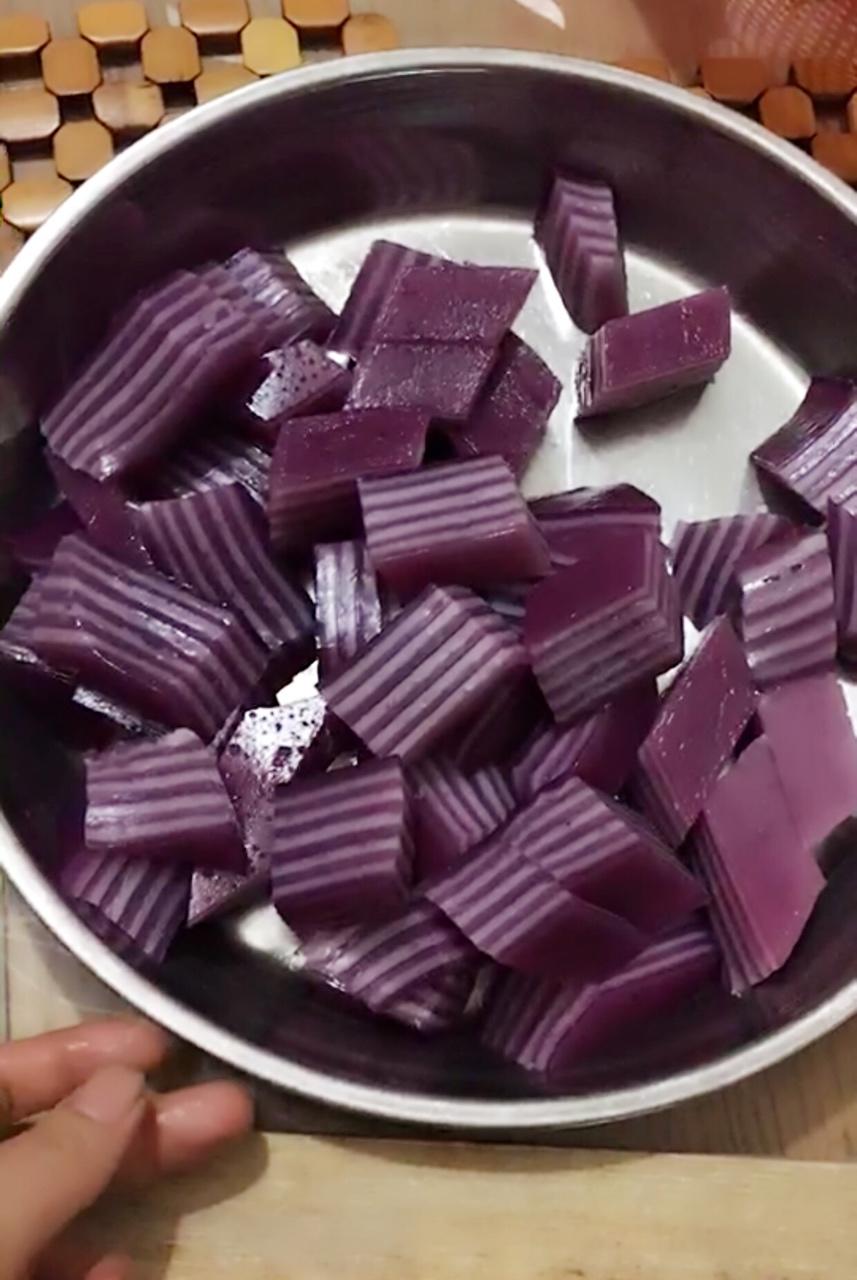 紫薯椰汁千层糕