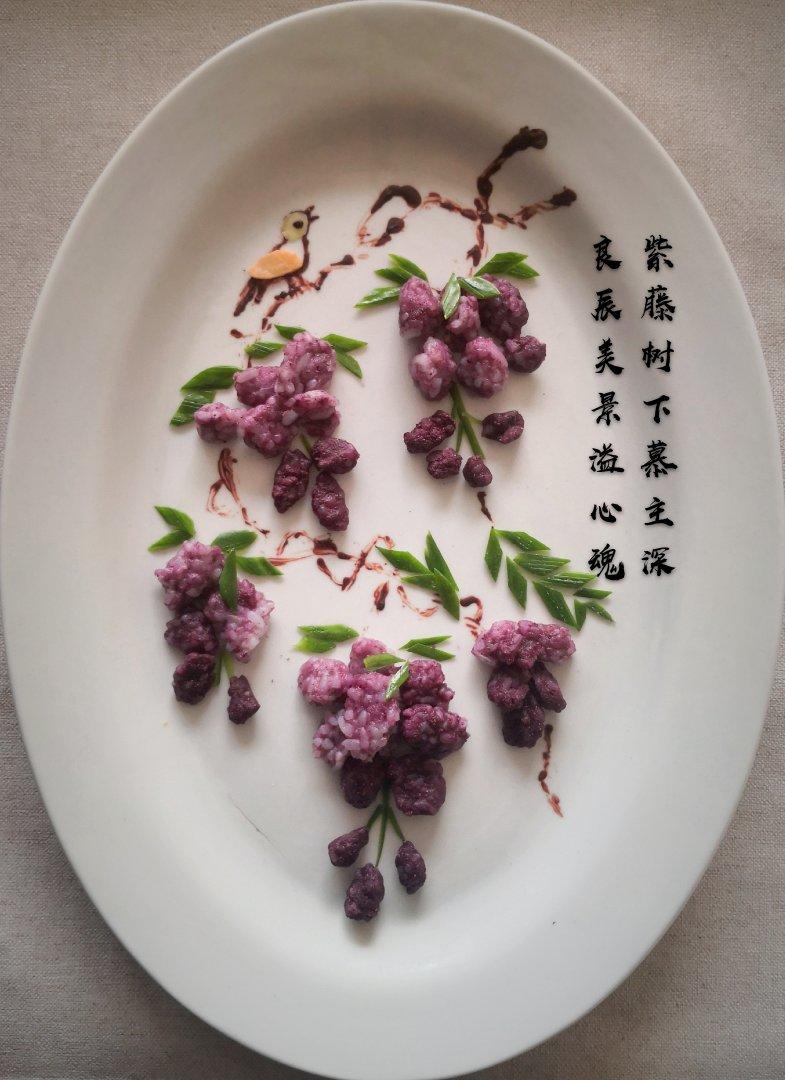 早餐花样餐盘画