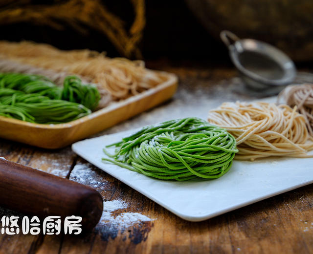 彩色面条的做法