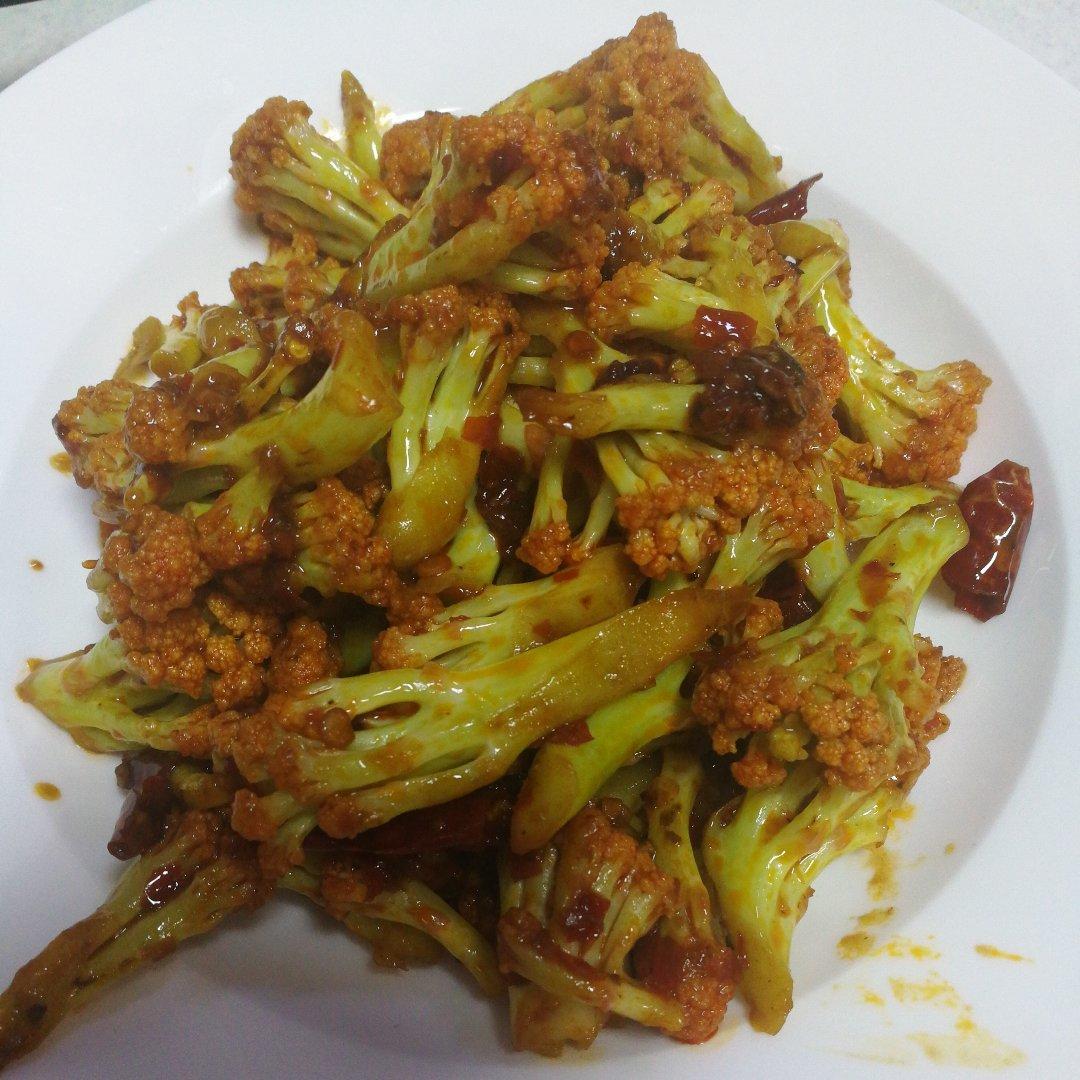 很“浪费”米饭的家常菜之一-------干锅菜花