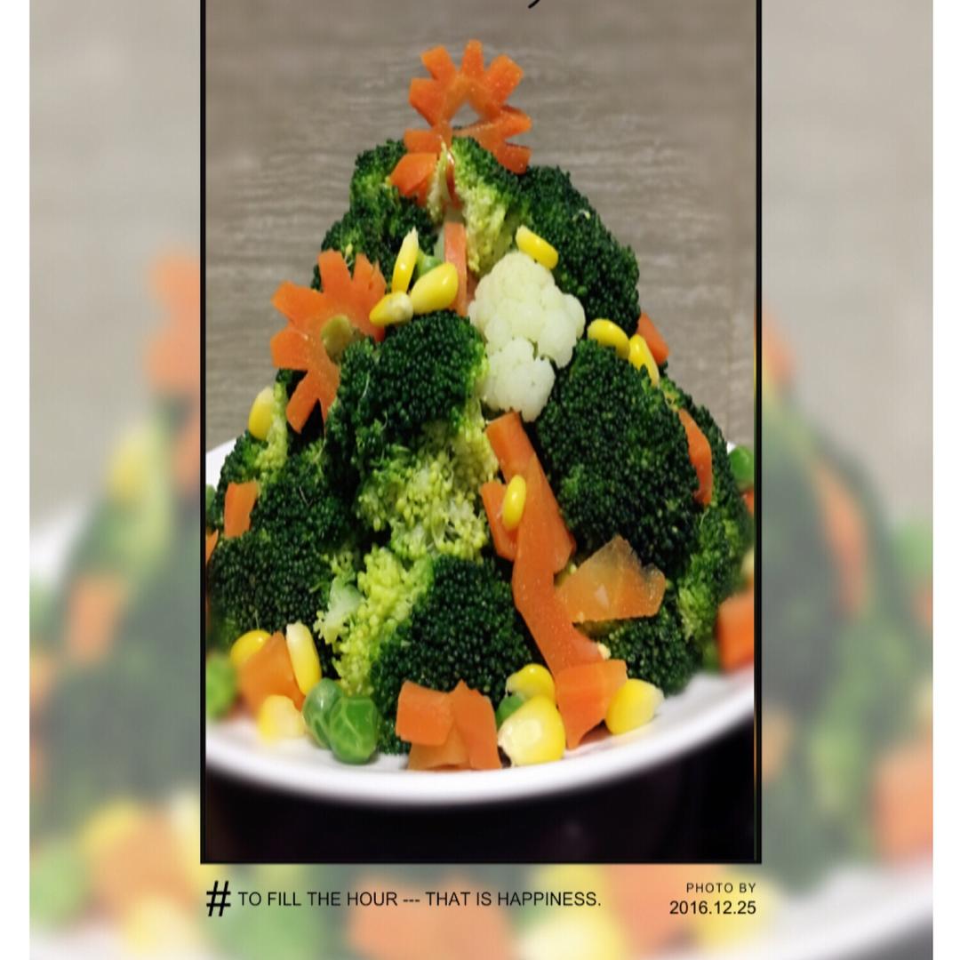 西兰花圣诞树