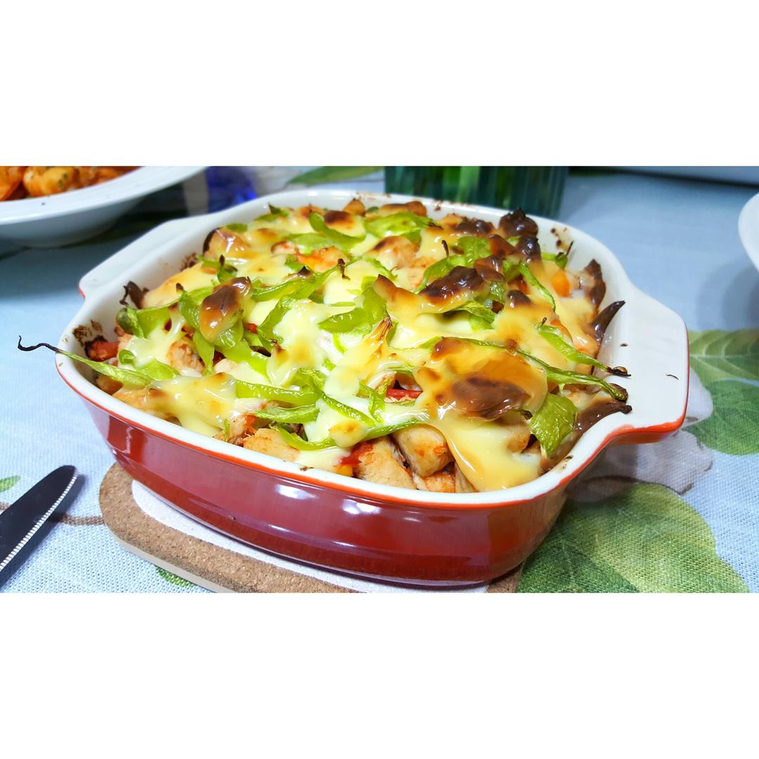 海陆迷情番茄焗饭【Bellacooking】