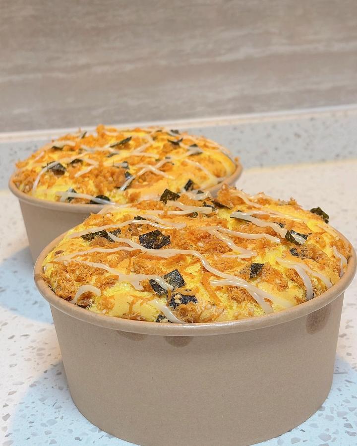 50秒肉松小蛋糕「微波炉」