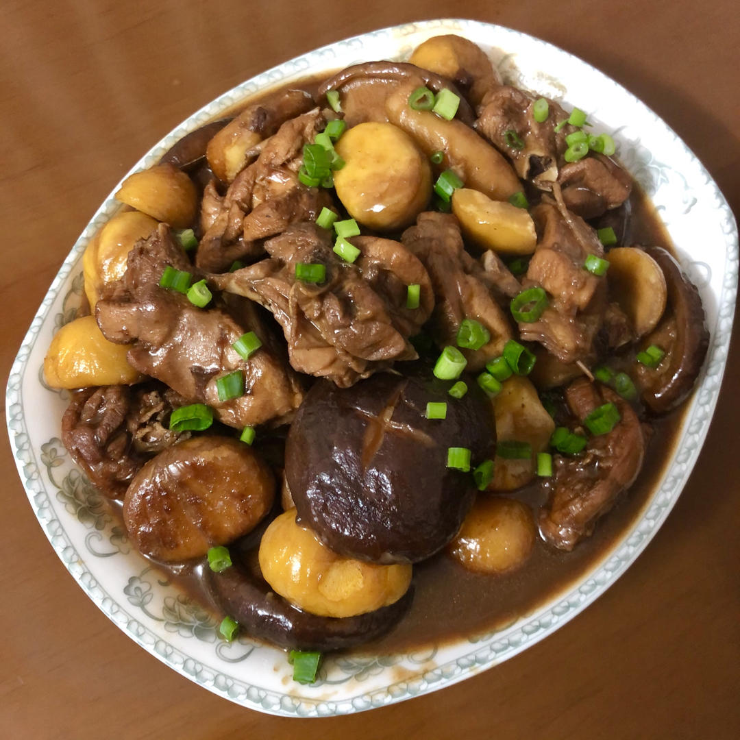 【栗子烧鸡】鸡肉都给你吃，栗子归我~