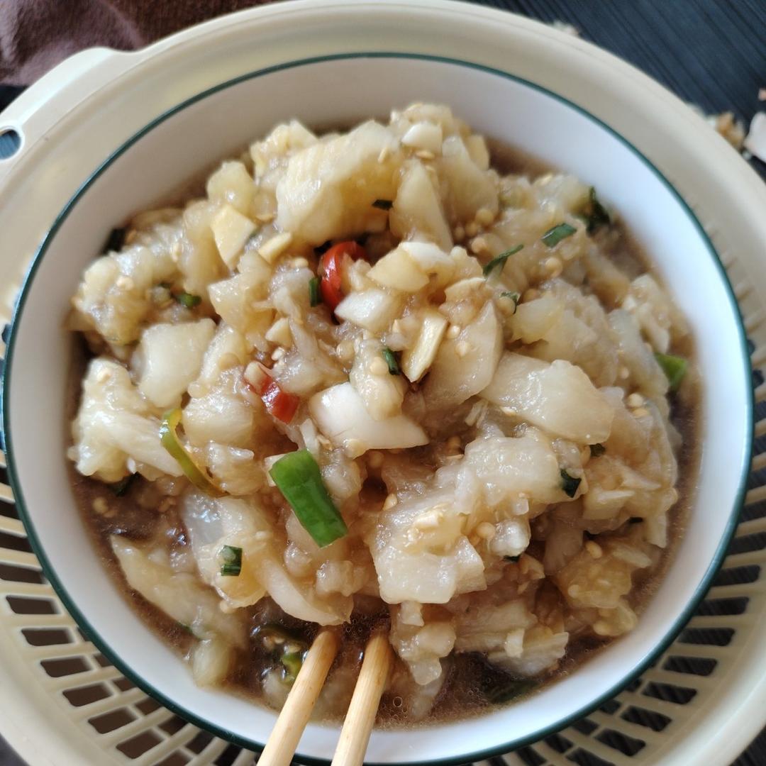 蒜泥茄子（蒸）