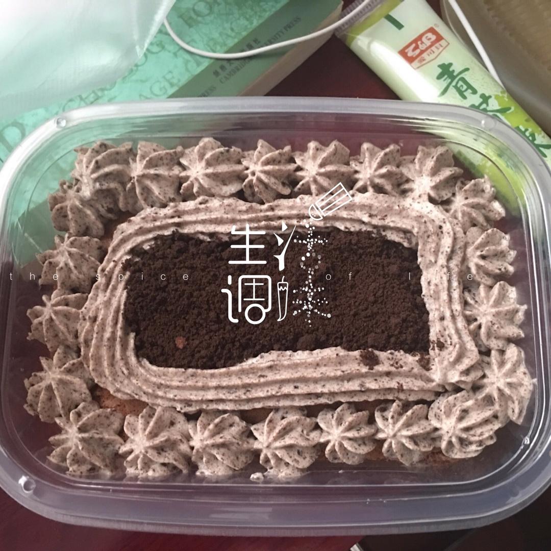 好吃到流泪的奥利奥咸奶油盒子蛋糕