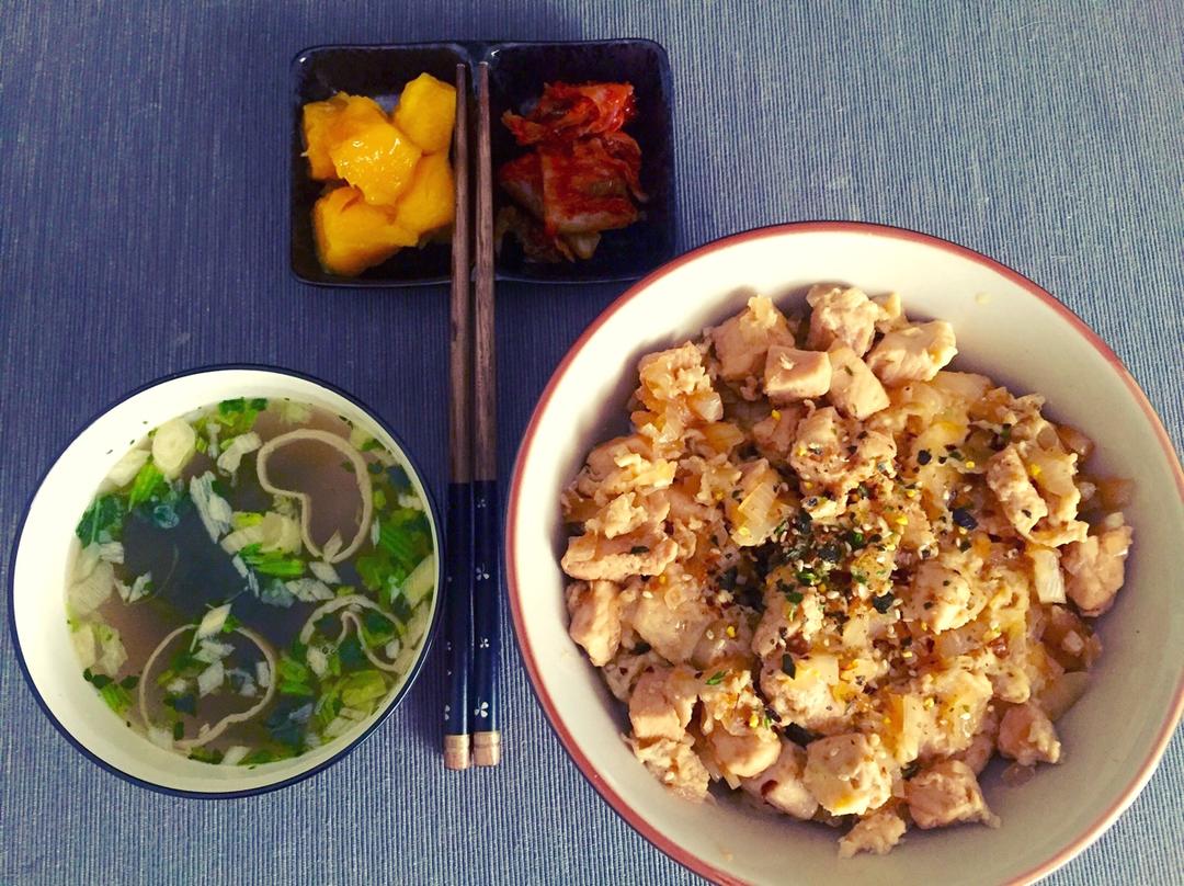 親子丼～低卡增肌的快手亲子盖饭