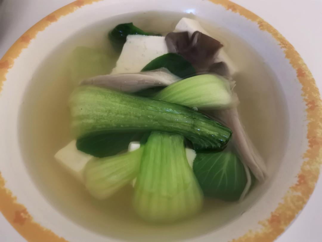 青菜豆腐汤