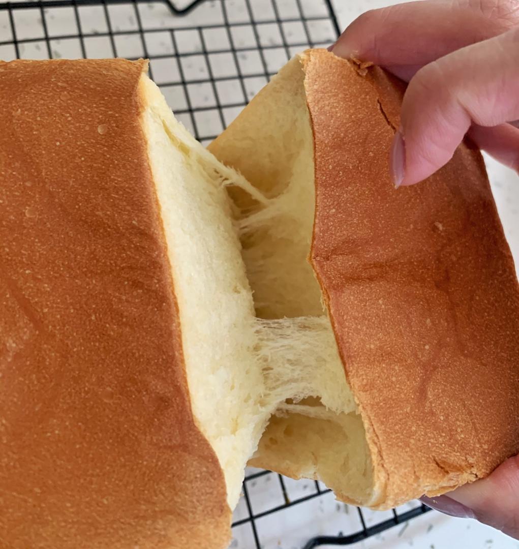 超软拉丝牛奶吐司🍞一次发酵