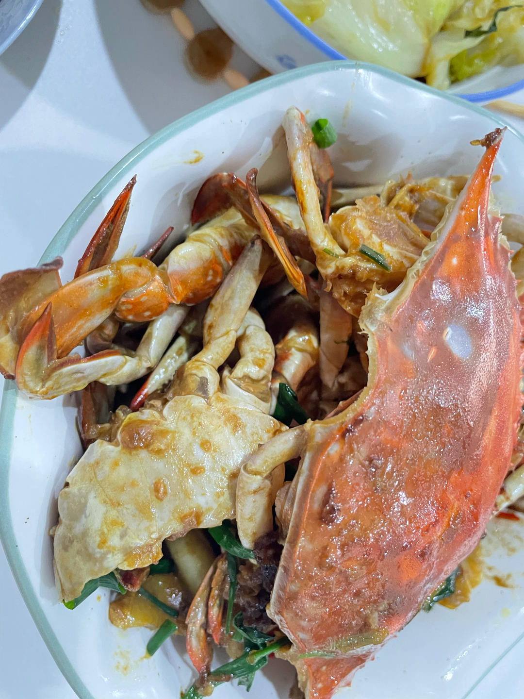 梭子蟹炒年糕