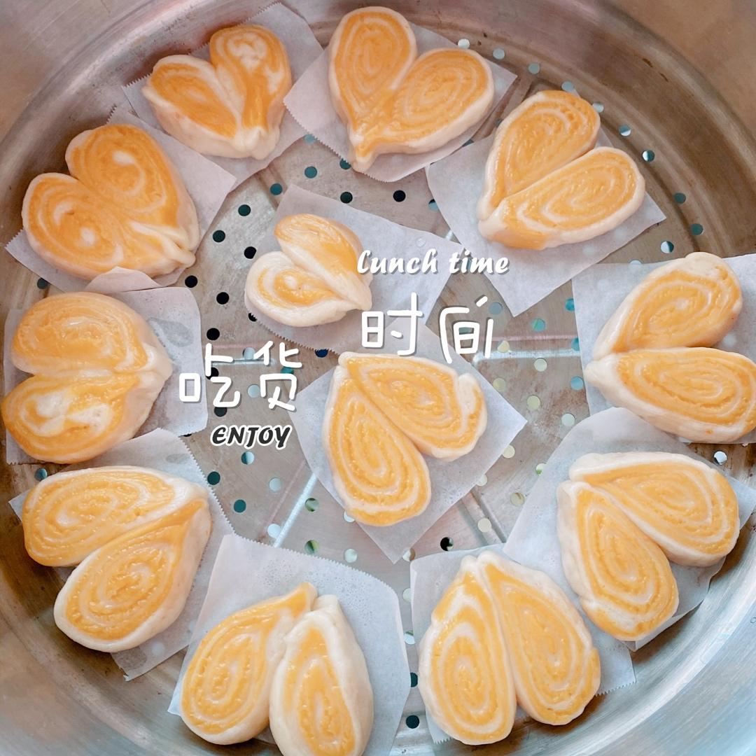 Q弹心形南瓜馒头
