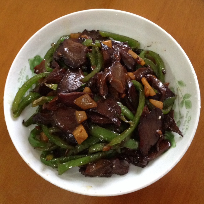 鸭肫炒青椒