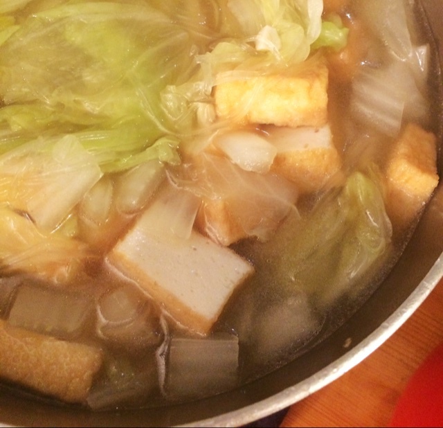 白菜粉丝鱼丸汤