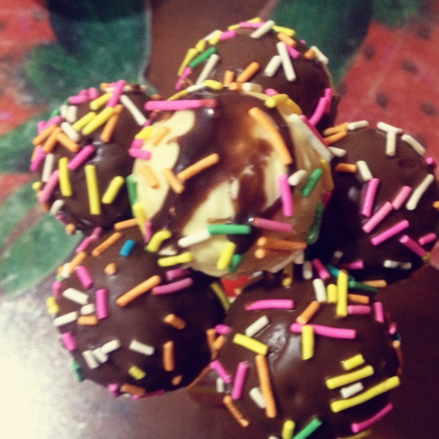 棒棒糖蛋糕 cake pops 做法