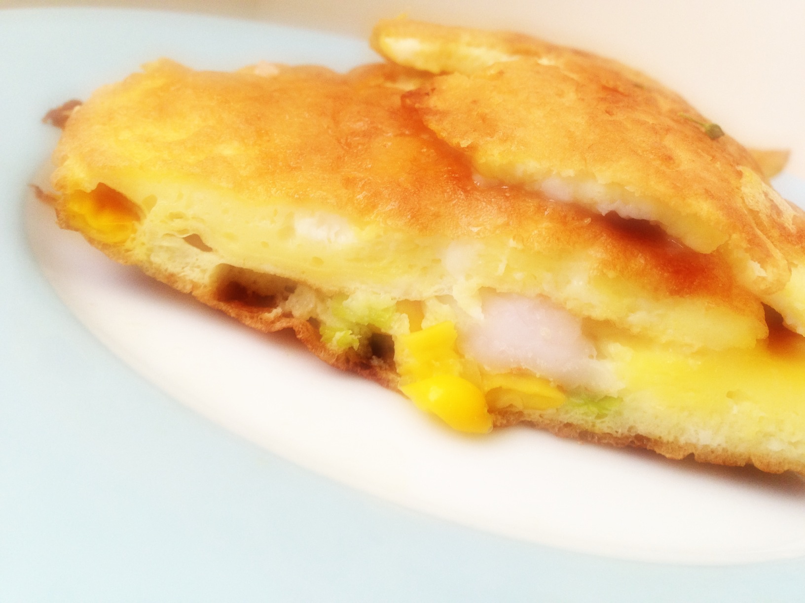 田园鲜蔬煎蛋饼