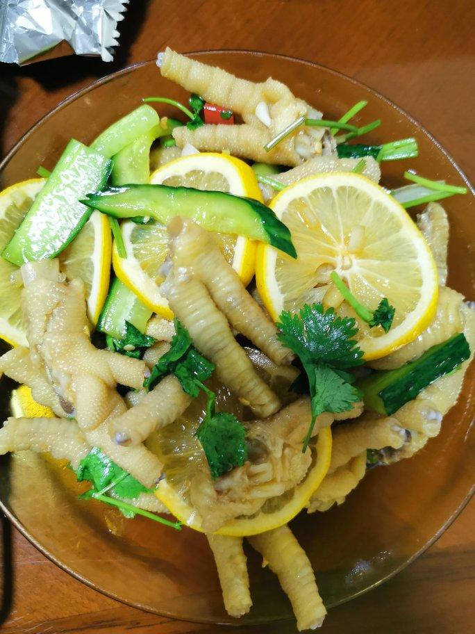 柠檬凤爪--夏日清新菜
