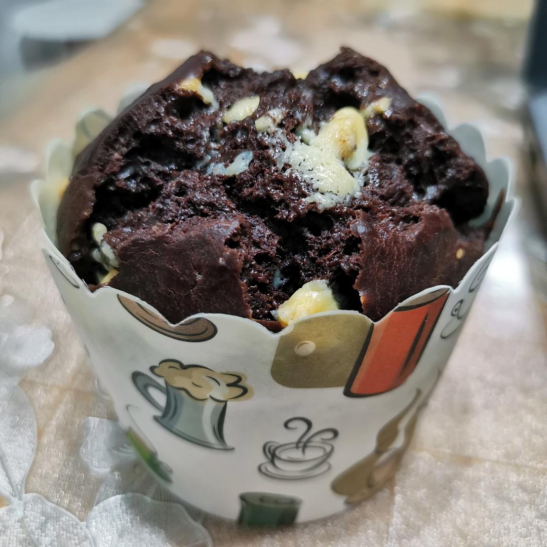 在家做巧克力蘑菇头麦芬蛋糕🍫