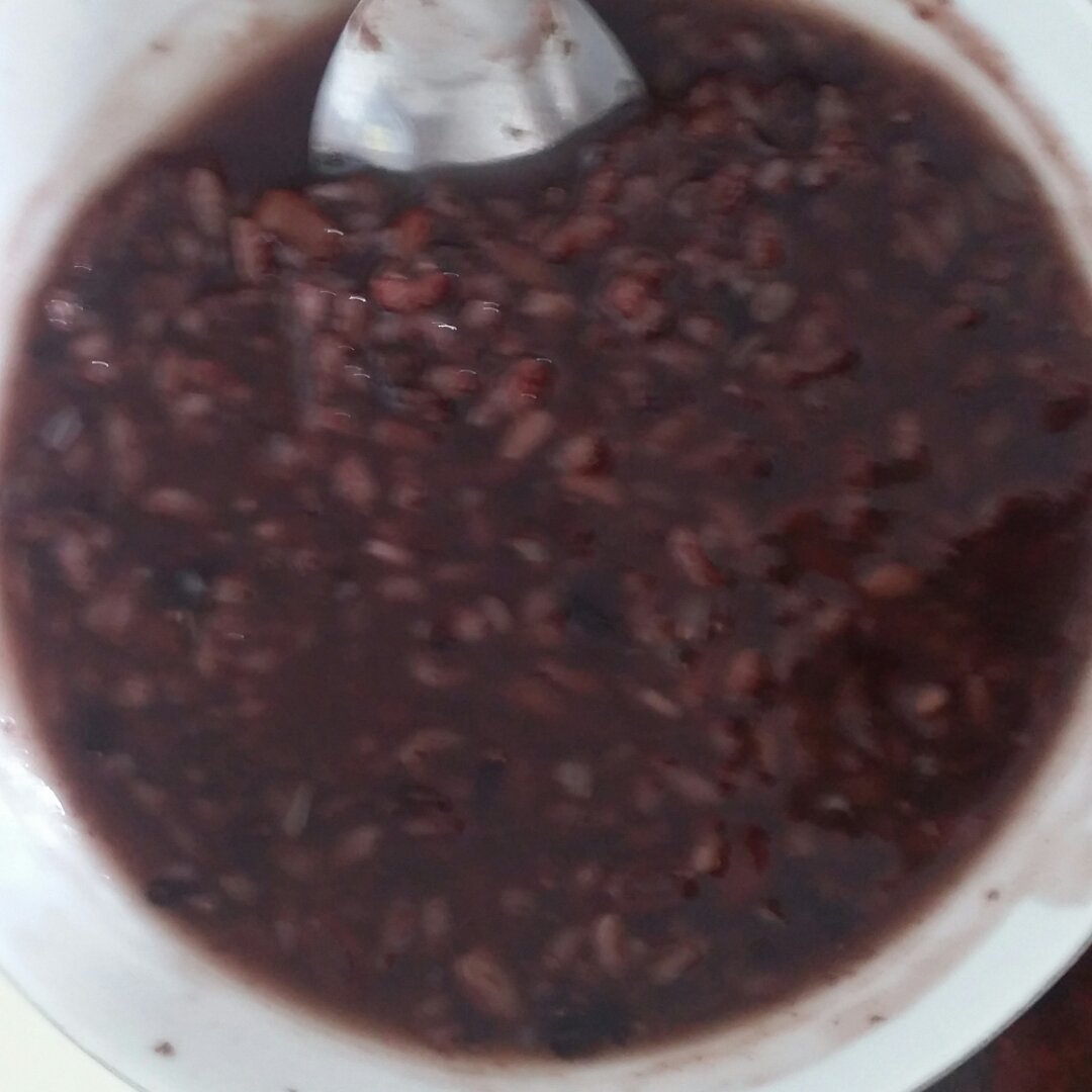 红豆黑米粥