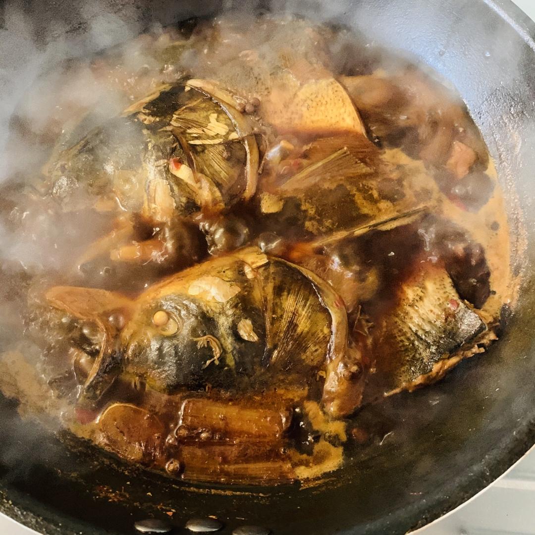 鱼头泡饼 炖鱼头（家庭版旺顺阁）