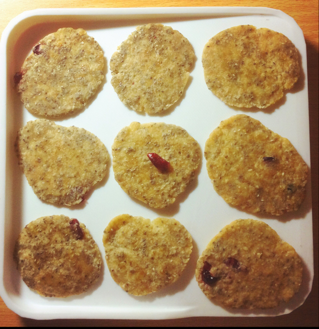 燕麦小饼干（微波炉）