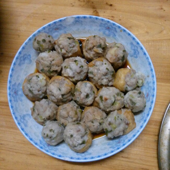 豆腐泡塞肉