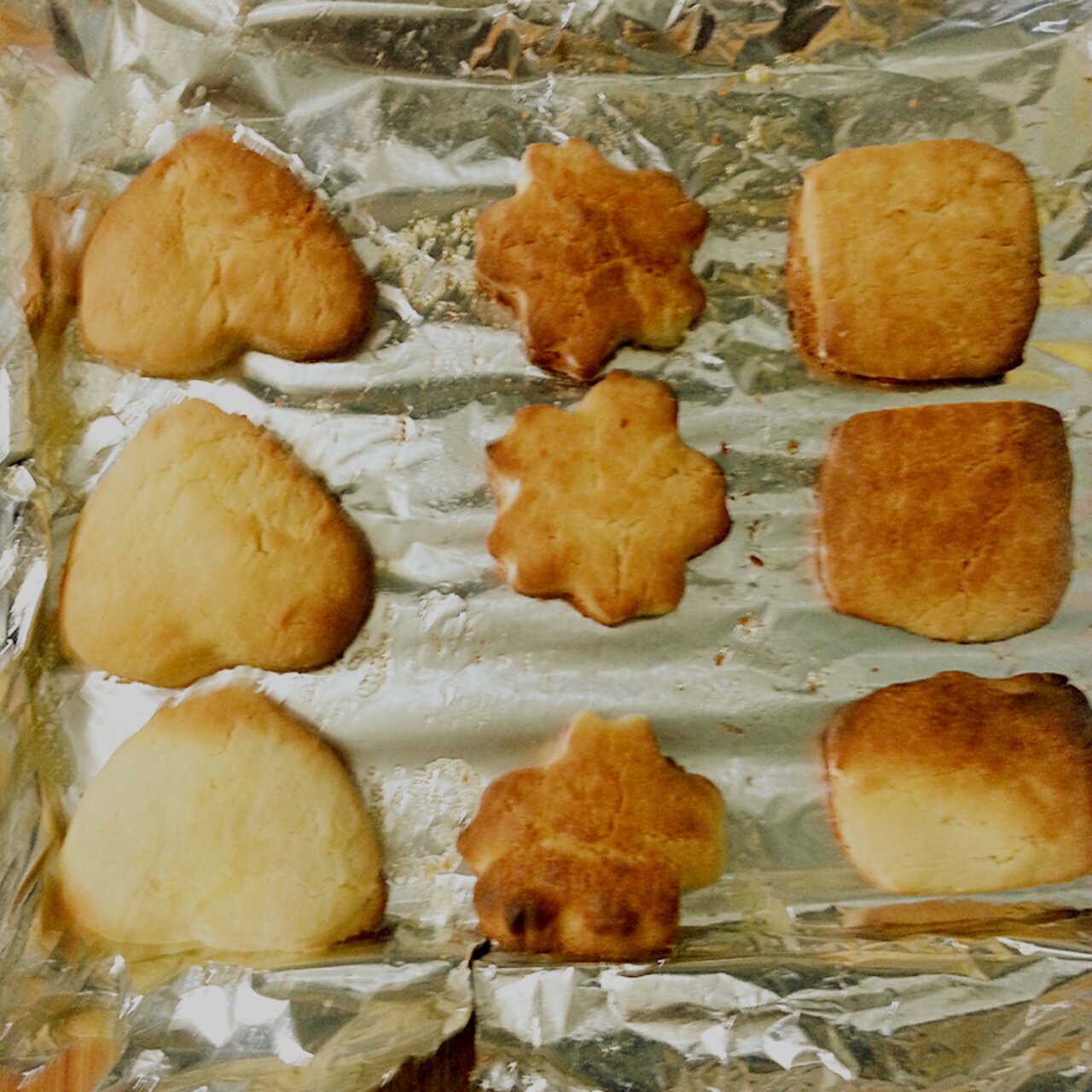 卡通黄油饼干