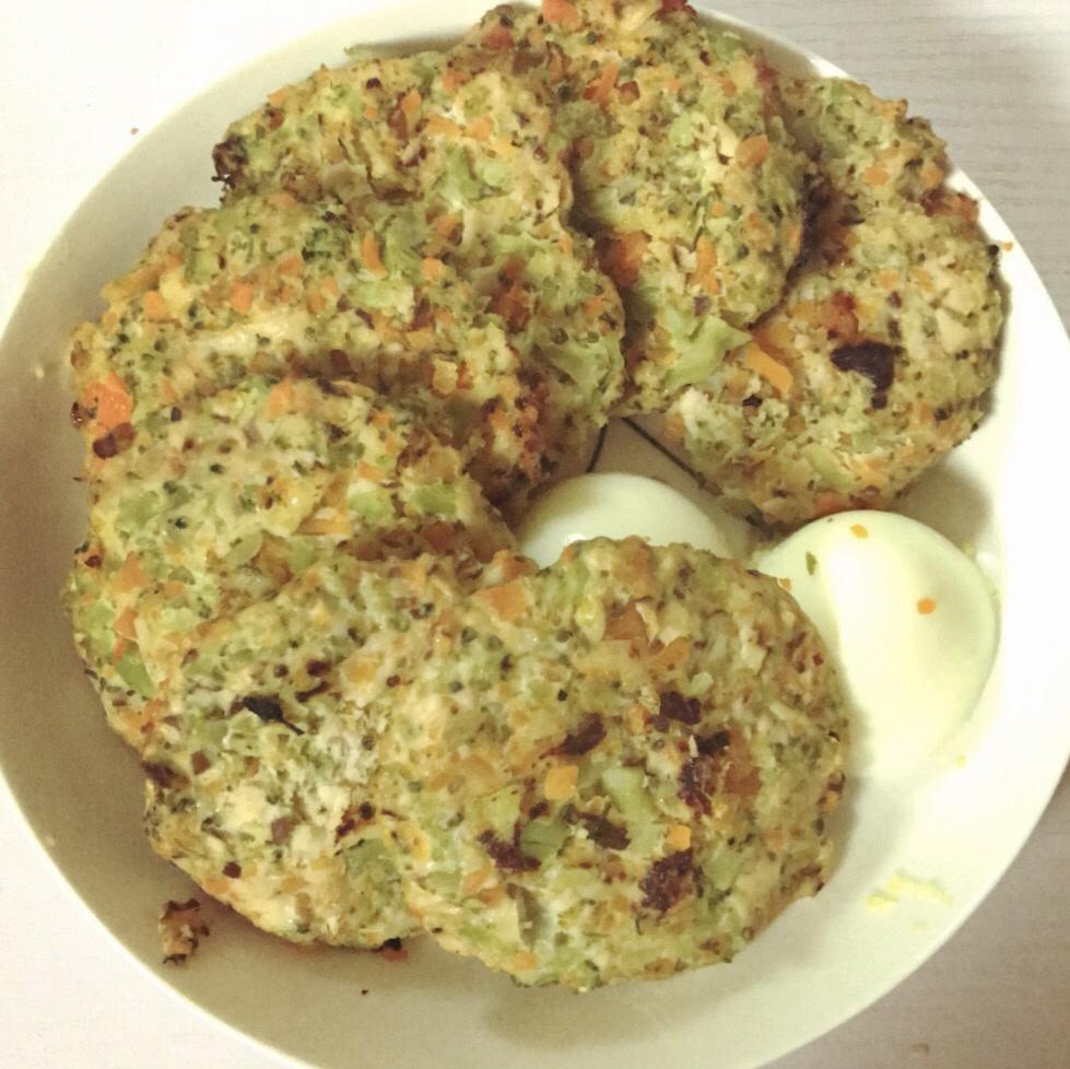 健身必备-鸡胸饼