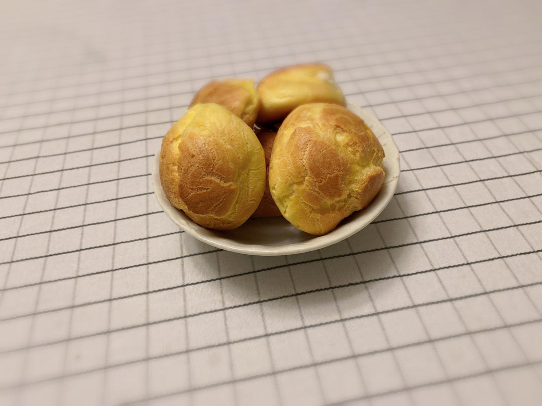 简单易成功的奶油小泡芙做法