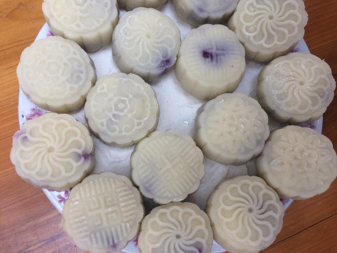 超越香港大班紫薯冰皮月饼