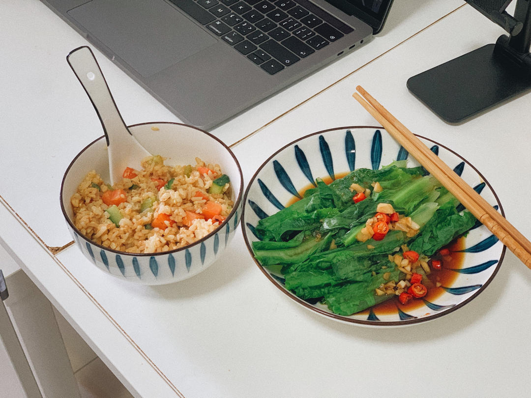 白灼油麦菜——晚间减肥餐