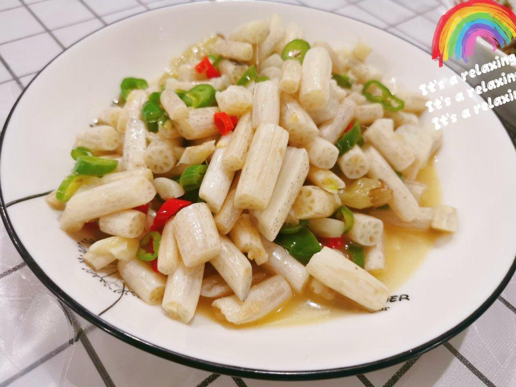 sandrano8p做的清炒藕尖