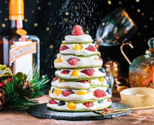 圣诞树松饼蛋糕的做法