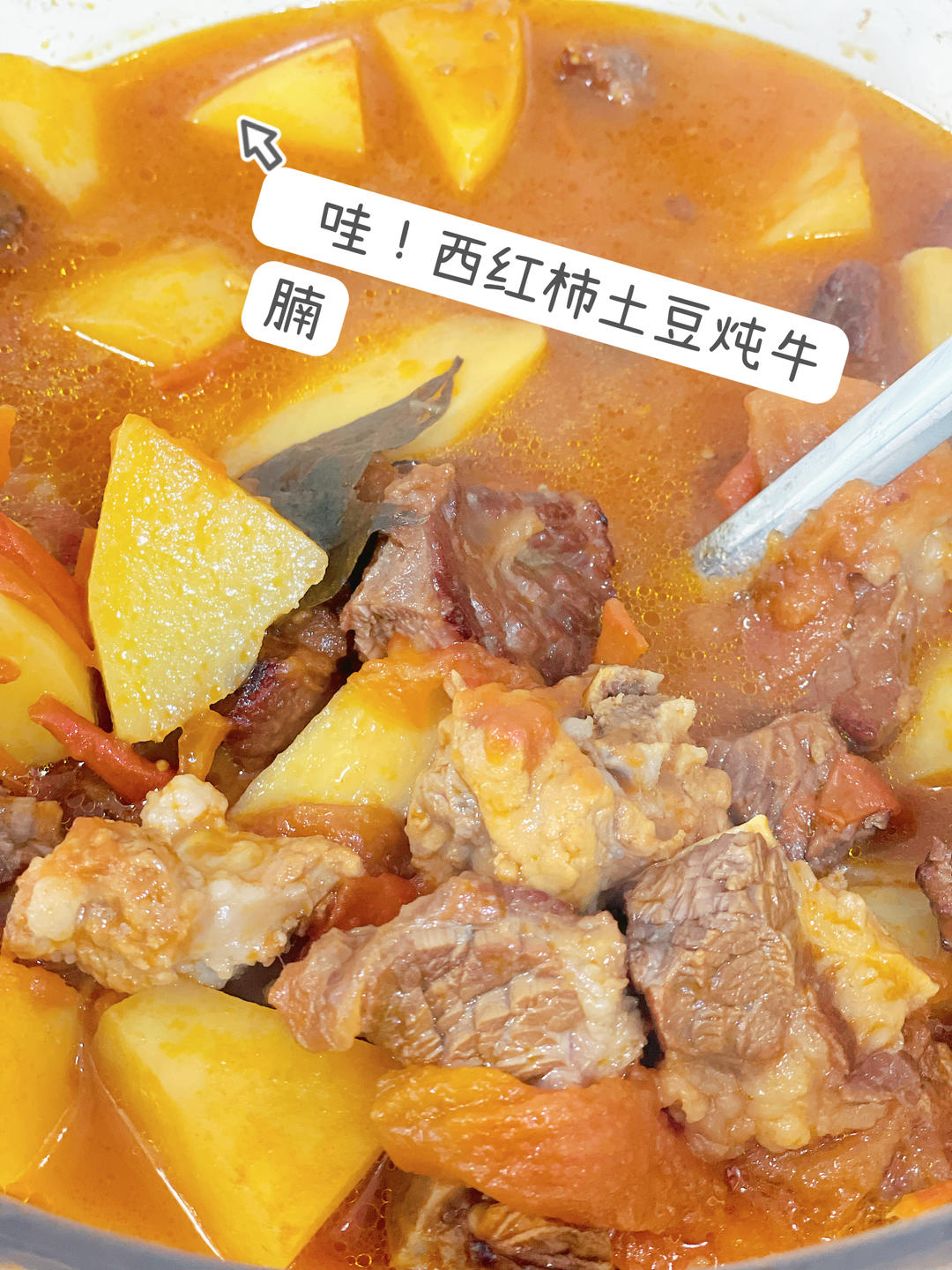 高压锅番茄土豆炖牛腩