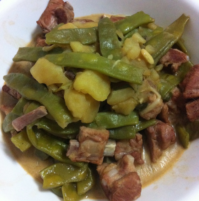 排骨炖豆角