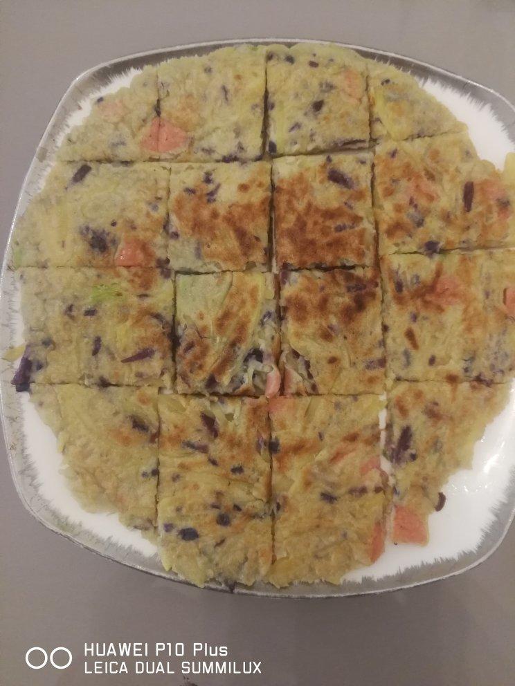 土豆丝鸡蛋饼