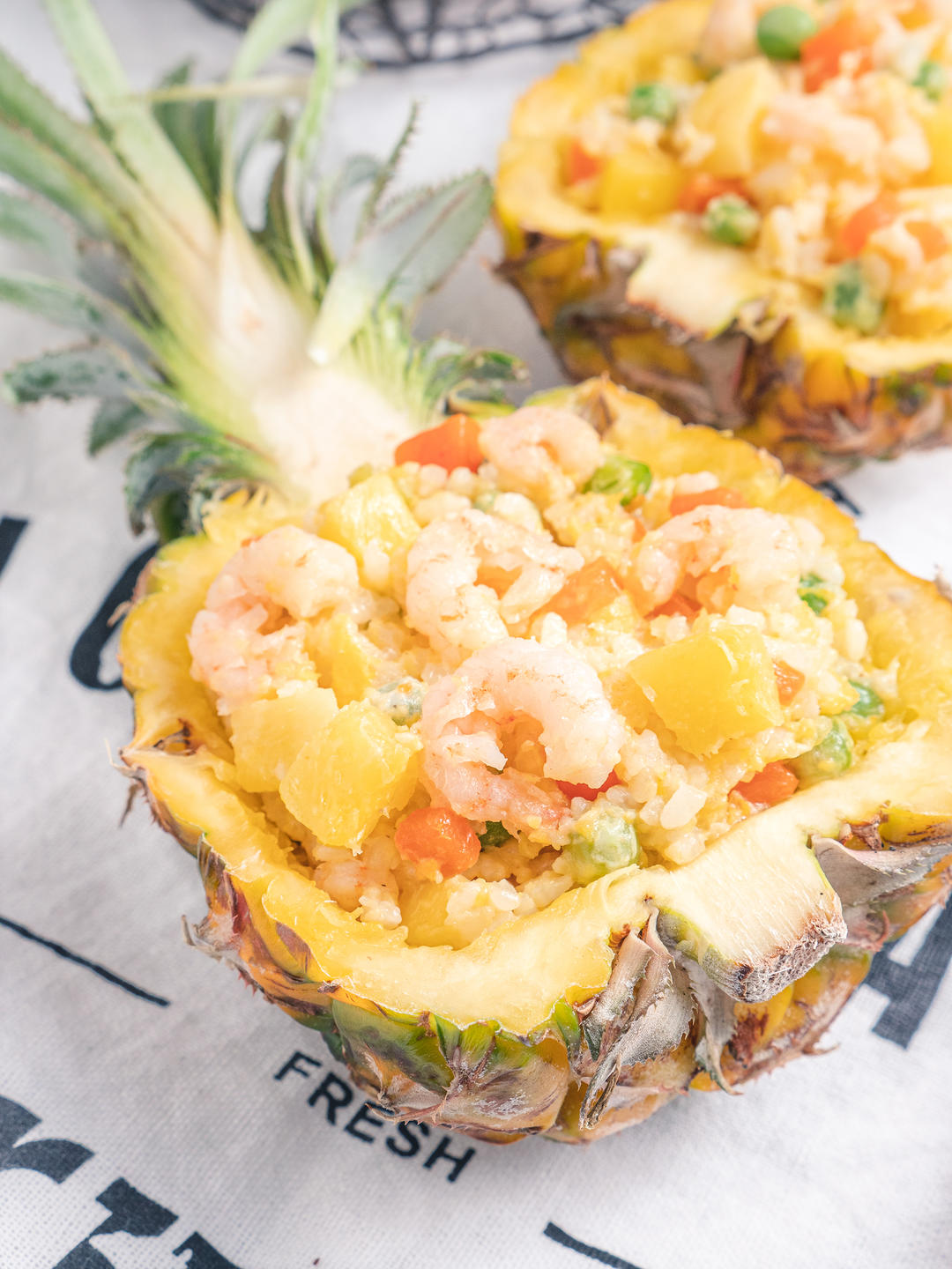 酸酸甜甜，清爽可口，孩子最爱的菠萝炒饭