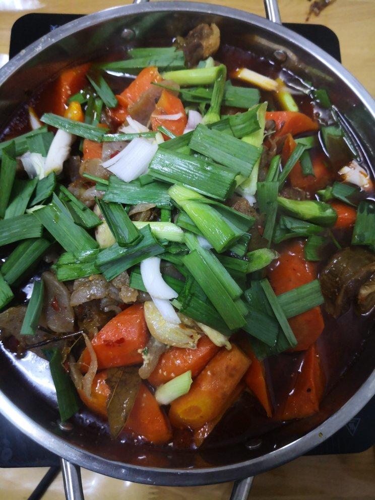 随梦而飞tiqg做的羊肉胡萝卜火锅