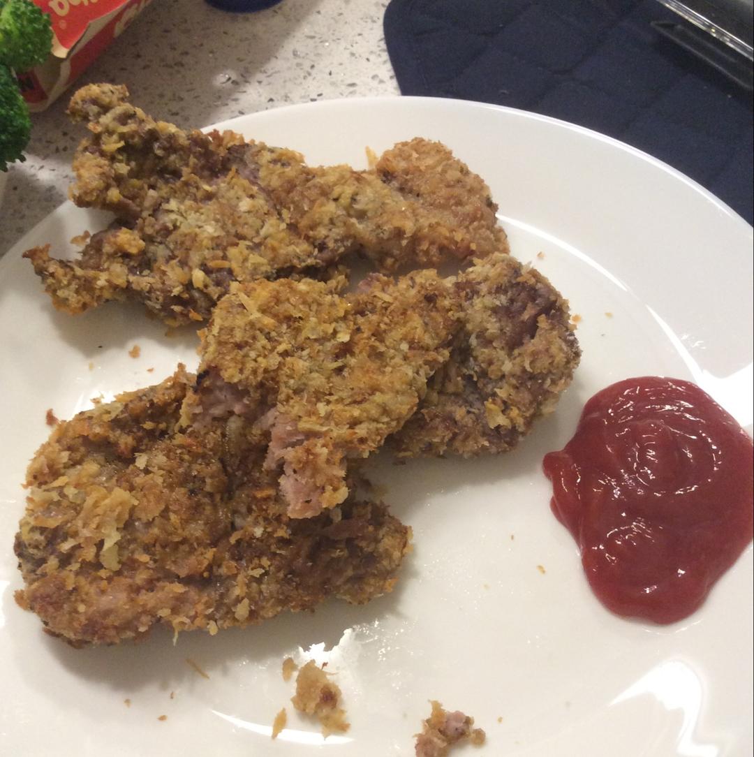 烤箱版炸猪排