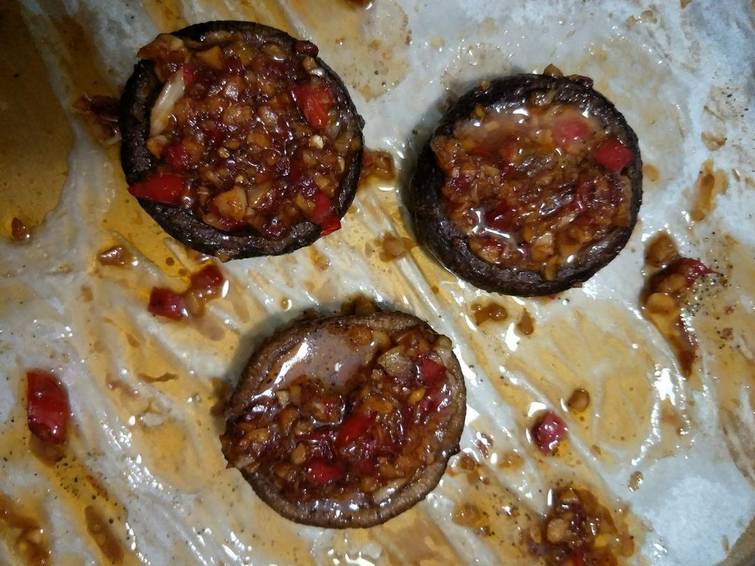 蒜蓉孜然烤香菇