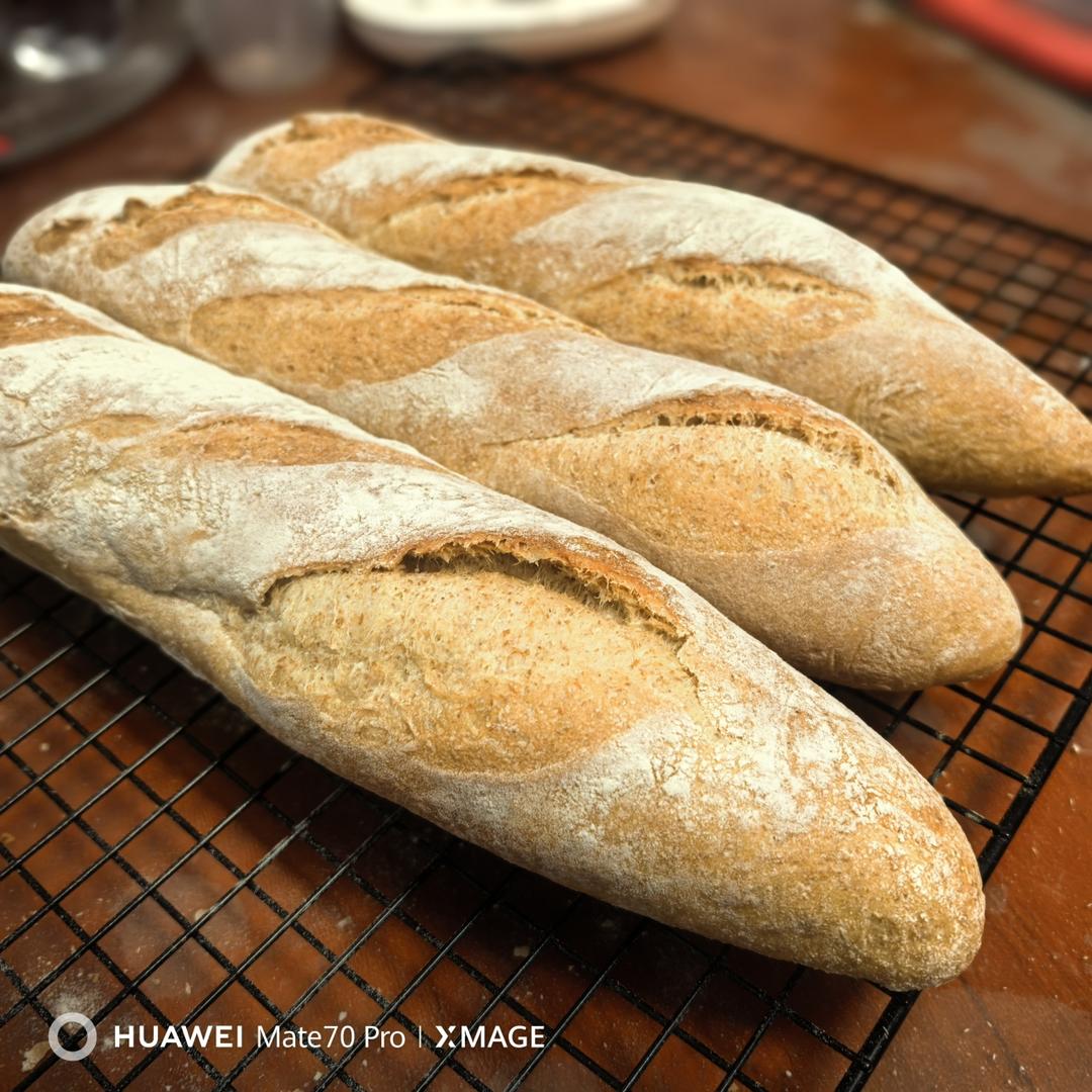 低温隔夜熟成~天然酵种法棍（液态鲁邦种）