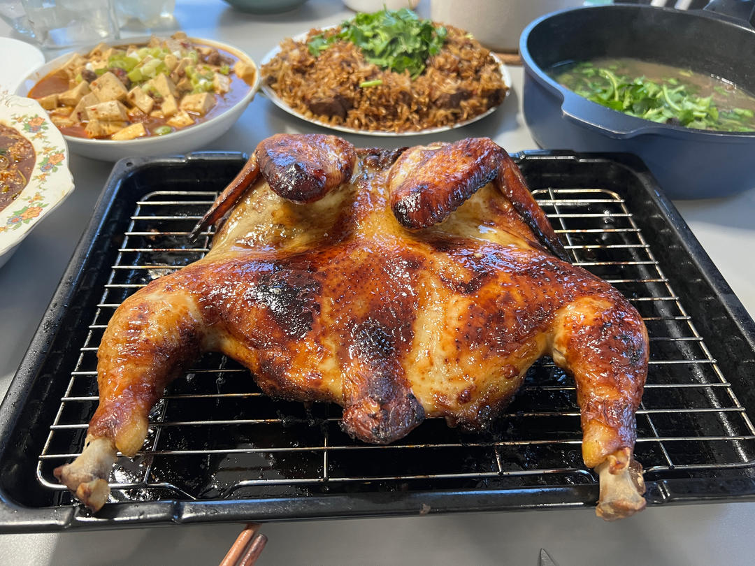 脆皮烤鸡