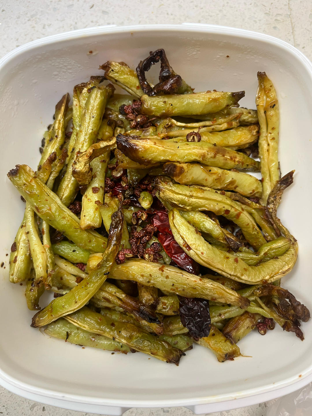 山东人在北京——干煸豆角，少油空气炸锅